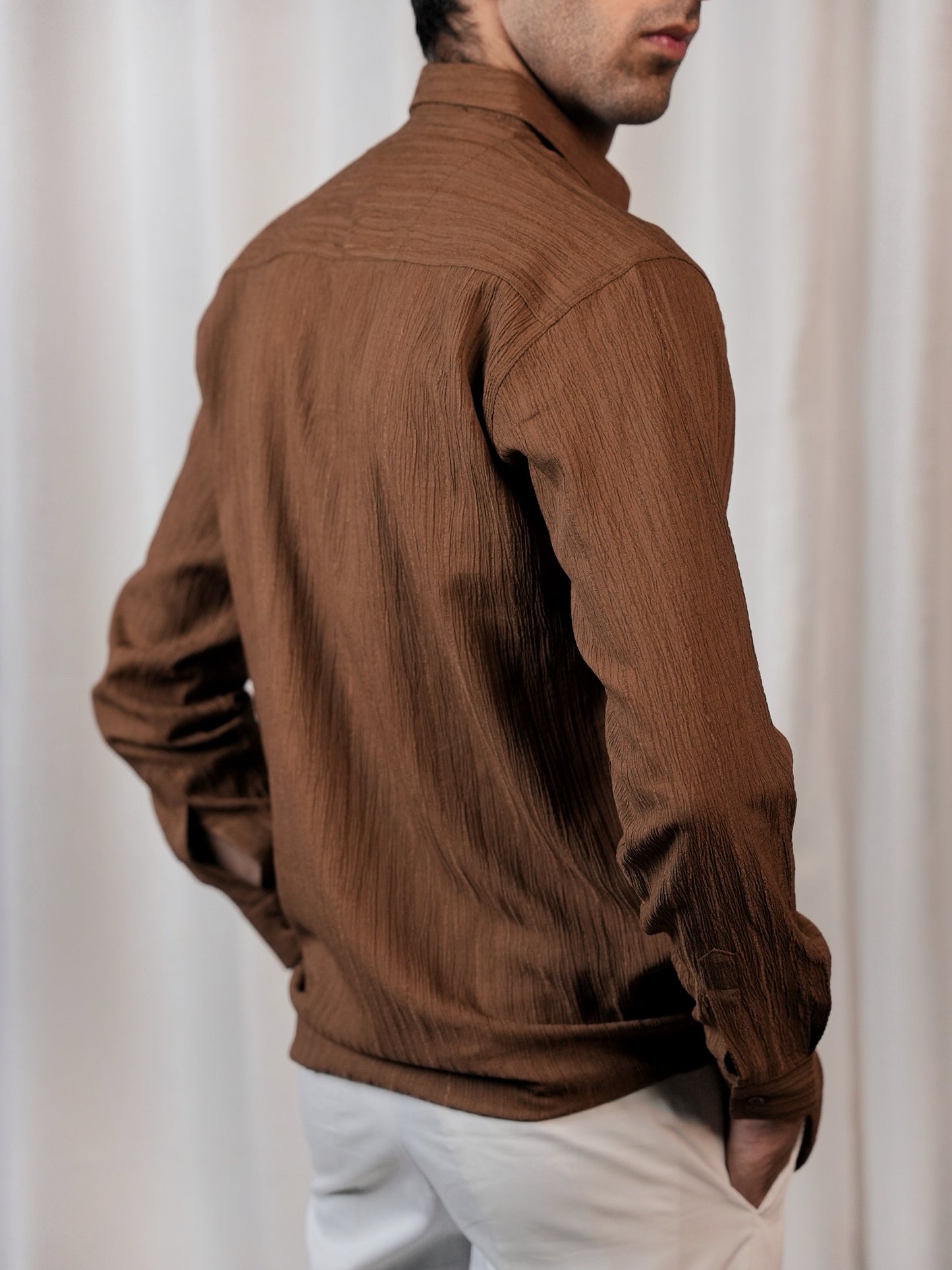 BROWNSTONE TEXTURED SHIRT