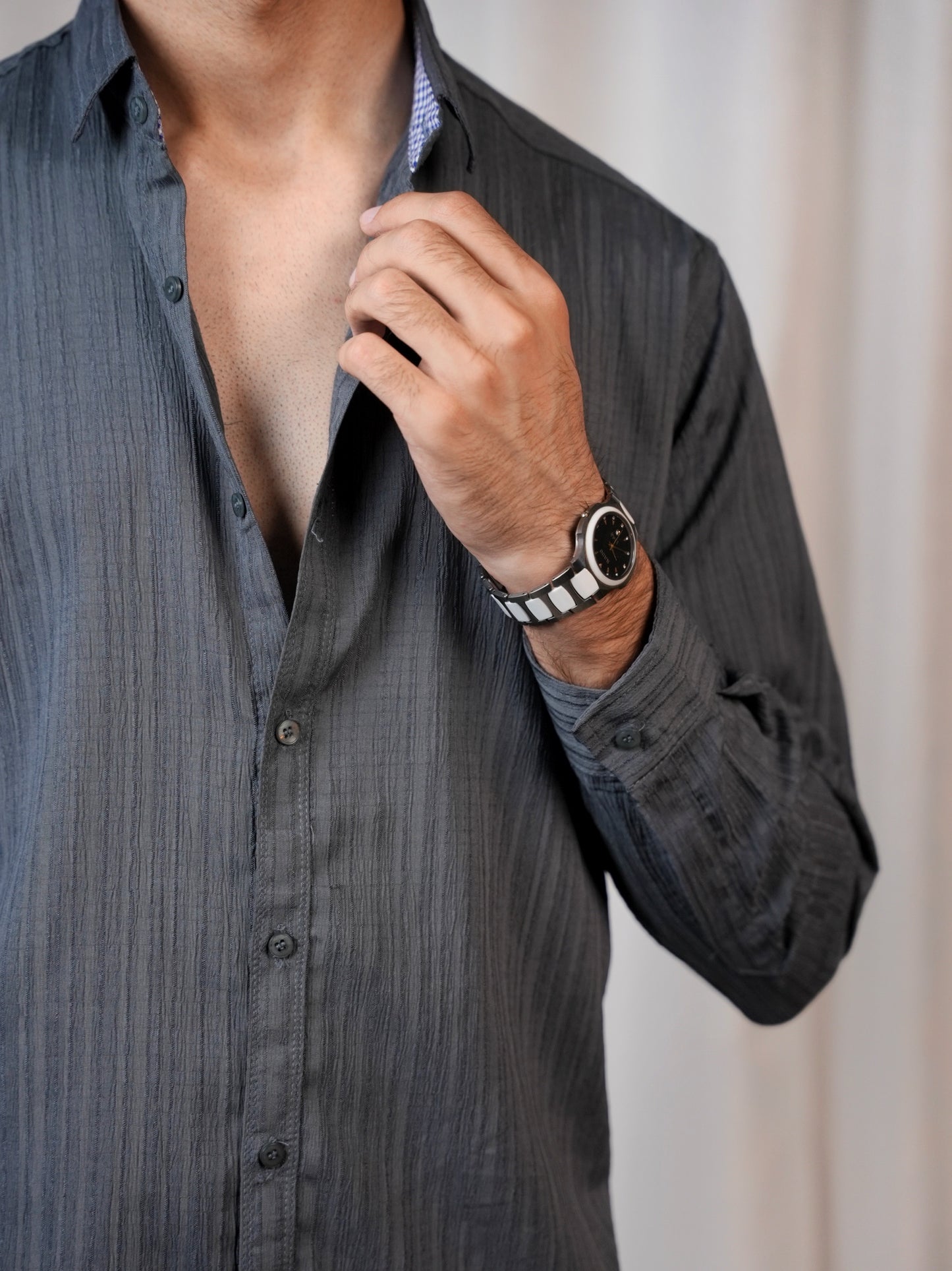 GREYSTONE TEXTURED SHIRT