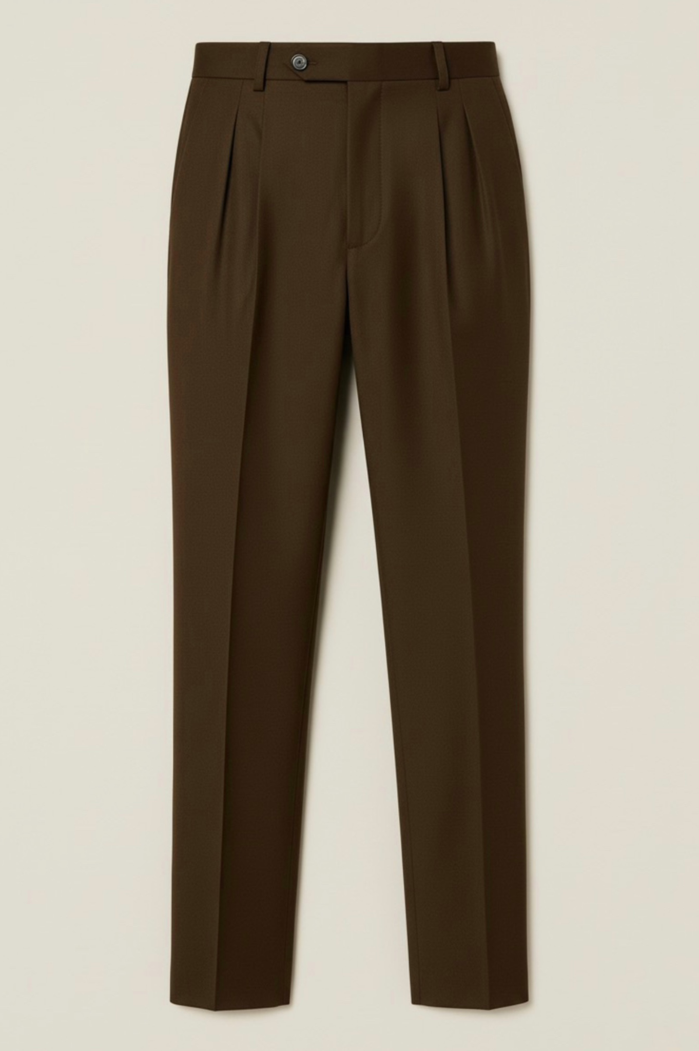 BROWN PLEATED PANT