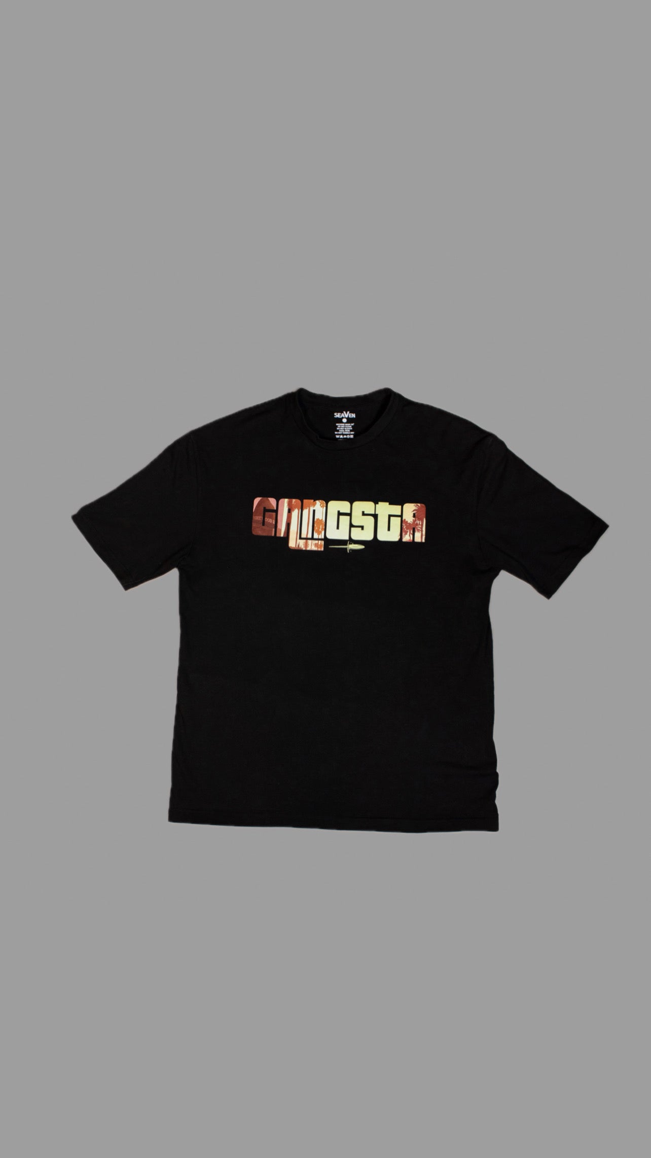 GANGSTA GRAPHIC-TEE | BLACK