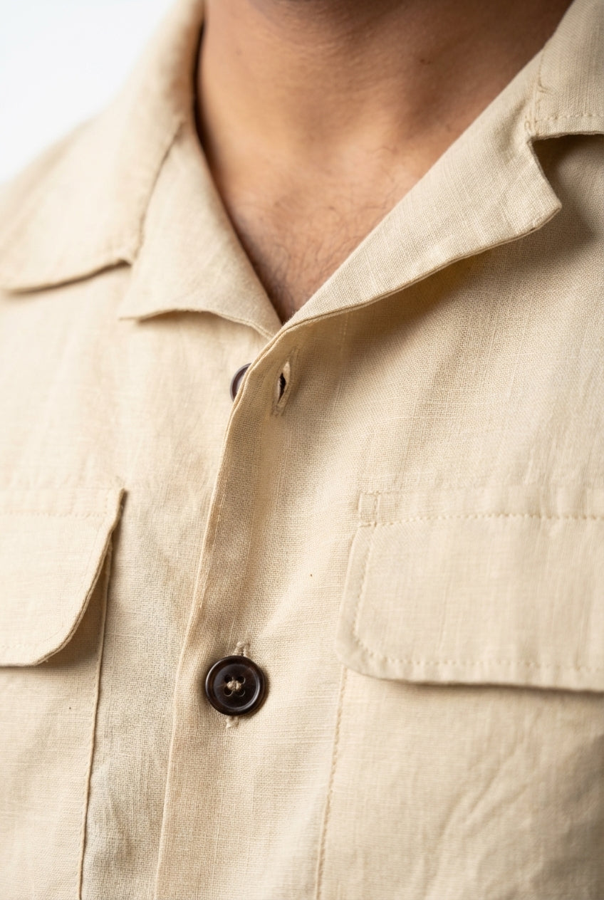 Ivory Neapolitan Cuban Shirt