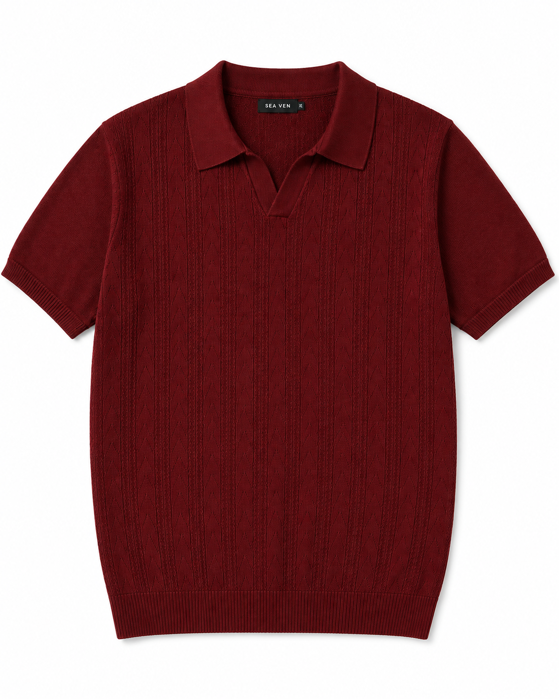 Merlot Knit Polo