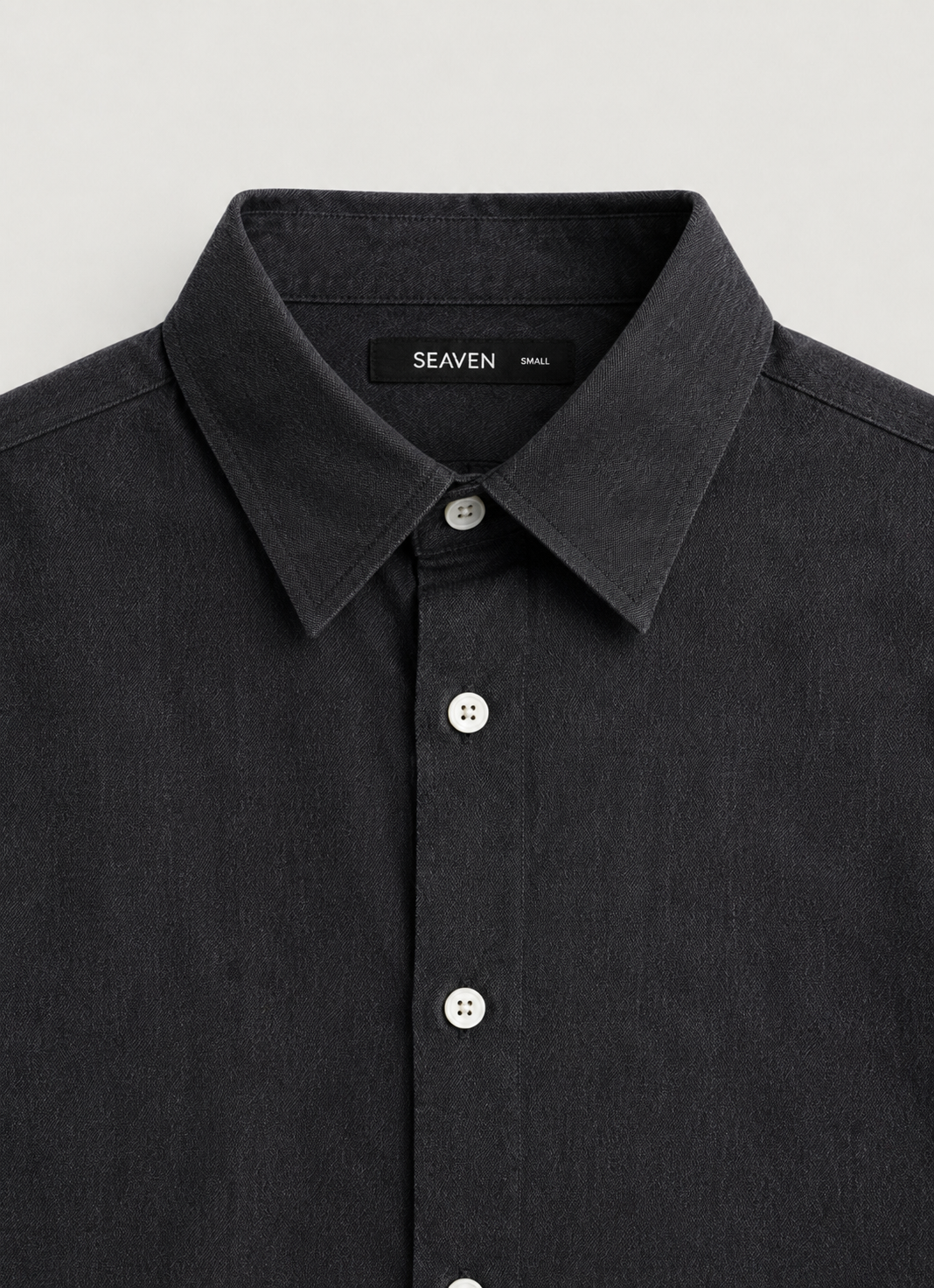 Black Textured Shirt
