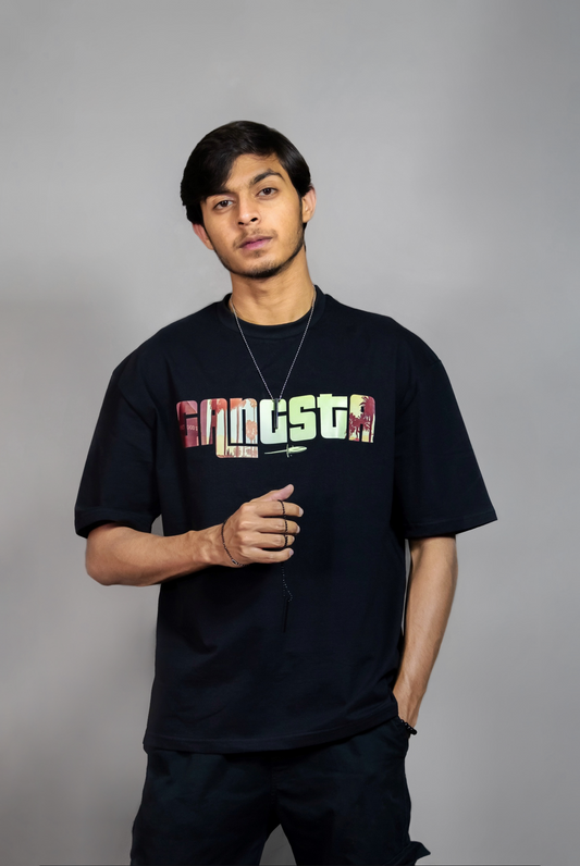 GANGSTA GRAPHIC-TEE | BLACK