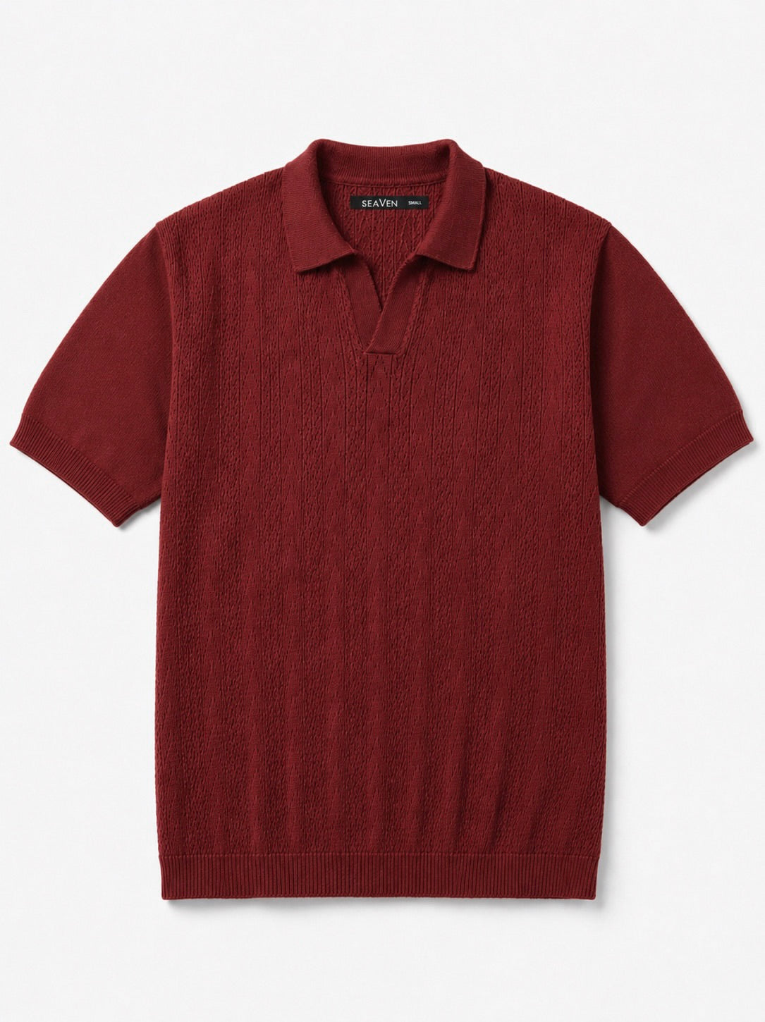 Merlot Knit Polo